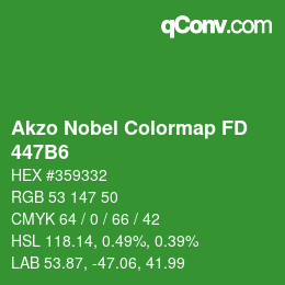 カラーコード: Akzo Nobel Colormap FD - 447B6 | qconv.com