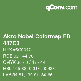 Color code: Akzo Nobel Colormap FD - 447C3 | qconv.com