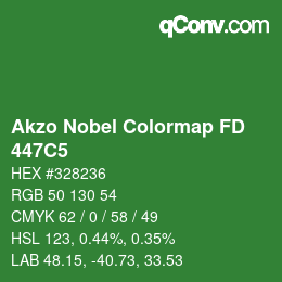 Color code: Akzo Nobel Colormap FD - 447C5 | qconv.com