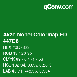 カラーコード: Akzo Nobel Colormap FD - 447D6 | qconv.com