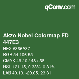 カラーコード: Akzo Nobel Colormap FD - 447E3 | qconv.com