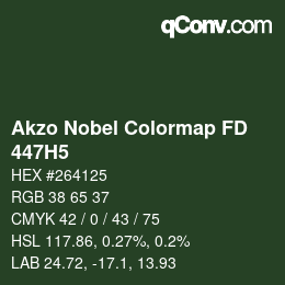 Farbcode: Akzo Nobel Colormap FD - 447H5 | qconv.com