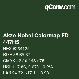 Color code: Akzo Nobel Colormap FD - 447H5 | qconv.com