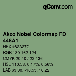 Color code: Akzo Nobel Colormap FD - 448A1 | qconv.com