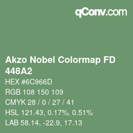 Color code: Akzo Nobel Colormap FD - 448A2 | qconv.com