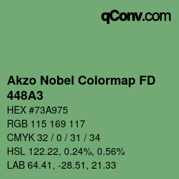 Color code: Akzo Nobel Colormap FD - 448A3 | qconv.com