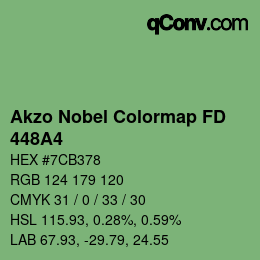 カラーコード: Akzo Nobel Colormap FD - 448A4 | qconv.com