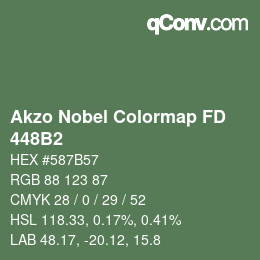 Code couleur: Akzo Nobel Colormap FD - 448B2 | qconv.com