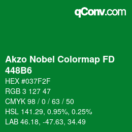 Color code: Akzo Nobel Colormap FD - 448B6 | qconv.com