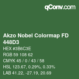 Code couleur: Akzo Nobel Colormap FD - 448D3 | qconv.com