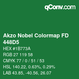 Farbcode: Akzo Nobel Colormap FD - 448D5 | qconv.com