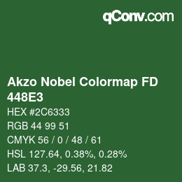Farbcode: Akzo Nobel Colormap FD - 448E3 | qconv.com