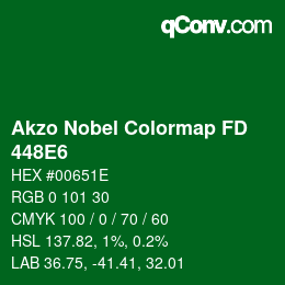 Color code: Akzo Nobel Colormap FD - 448E6 | qconv.com