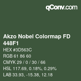 Code couleur: Akzo Nobel Colormap FD - 448F1 | qconv.com
