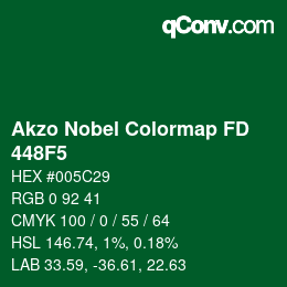 Color code: Akzo Nobel Colormap FD - 448F5 | qconv.com