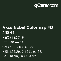 Color code: Akzo Nobel Colormap FD - 448H1 | qconv.com