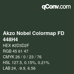 Color code: Akzo Nobel Colormap FD - 448H4 | qconv.com