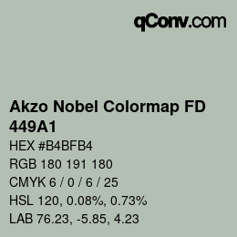 カラーコード: Akzo Nobel Colormap FD - 449A1 | qconv.com