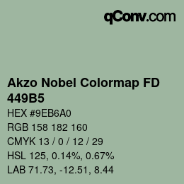 Color code: Akzo Nobel Colormap FD - 449B5 | qconv.com