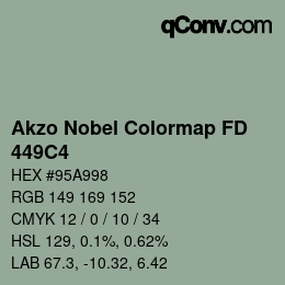 Color code: Akzo Nobel Colormap FD - 449C4 | qconv.com