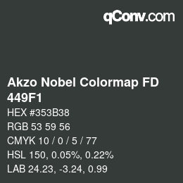 Color code: Akzo Nobel Colormap FD - 449F1 | qconv.com
