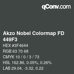 Color code: Akzo Nobel Colormap FD - 449F3 | qconv.com