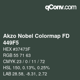 Code couleur: Akzo Nobel Colormap FD - 449F5 | qconv.com