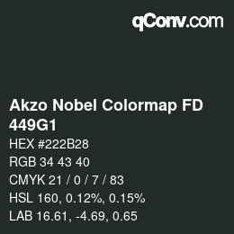 Color code: Akzo Nobel Colormap FD - 449G1 | qconv.com