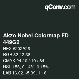 Color code: Akzo Nobel Colormap FD - 449G2 | qconv.com
