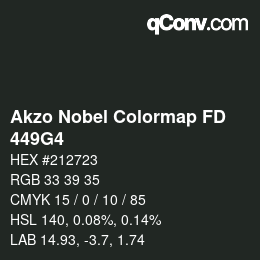 Color code: Akzo Nobel Colormap FD - 449G4 | qconv.com