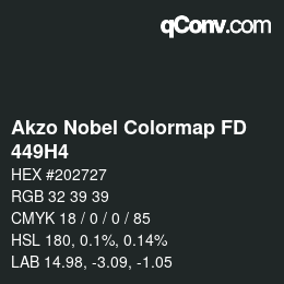 Código de color: Akzo Nobel Colormap FD - 449H4 | qconv.com