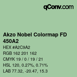 カラーコード: Akzo Nobel Colormap FD - 450A2 | qconv.com