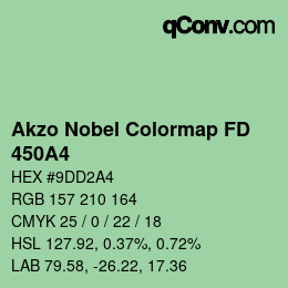 Code couleur: Akzo Nobel Colormap FD - 450A4 | qconv.com