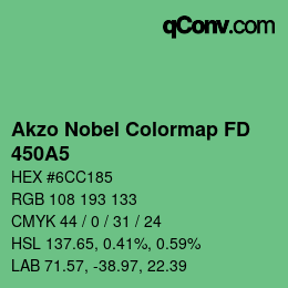 Color code: Akzo Nobel Colormap FD - 450A5 | qconv.com