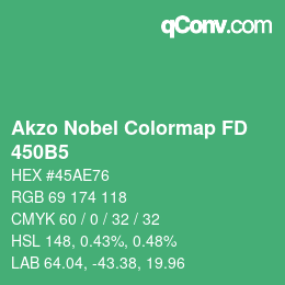 Color code: Akzo Nobel Colormap FD - 450B5 | qconv.com