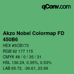 Code couleur: Akzo Nobel Colormap FD - 450B6 | qconv.com