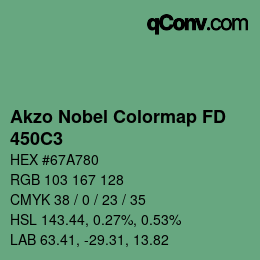 Color code: Akzo Nobel Colormap FD - 450C3 | qconv.com
