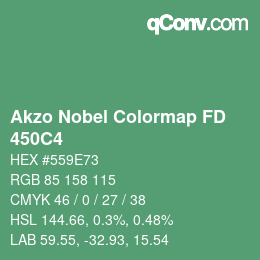 Color code: Akzo Nobel Colormap FD - 450C4 | qconv.com