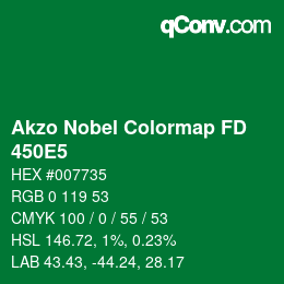 Color code: Akzo Nobel Colormap FD - 450E5 | qconv.com