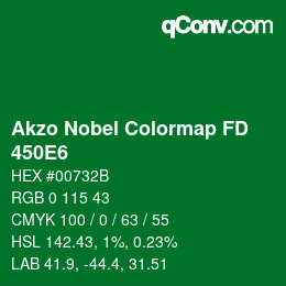 カラーコード: Akzo Nobel Colormap FD - 450E6 | qconv.com