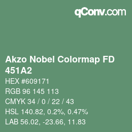 カラーコード: Akzo Nobel Colormap FD - 451A2 | qconv.com