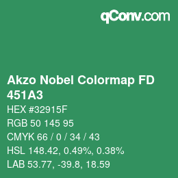 Farbcode: Akzo Nobel Colormap FD - 451A3 | qconv.com