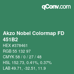 Color code: Akzo Nobel Colormap FD - 451B2 | qconv.com