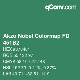 Code couleur: Akzo Nobel Colormap FD - 451B2 | qconv.com