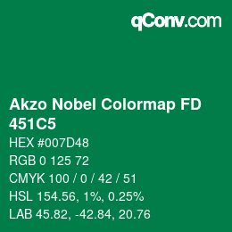 Color code: Akzo Nobel Colormap FD - 451C5 | qconv.com