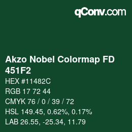 Color code: Akzo Nobel Colormap FD - 451F2 | qconv.com