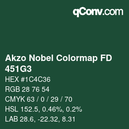 Farbcode: Akzo Nobel Colormap FD - 451G3 | qconv.com