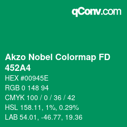 Code couleur: Akzo Nobel Colormap FD - 452A4 | qconv.com