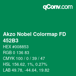 カラーコード: Akzo Nobel Colormap FD - 452B3 | qconv.com