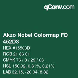 Color code: Akzo Nobel Colormap FD - 452D3 | qconv.com